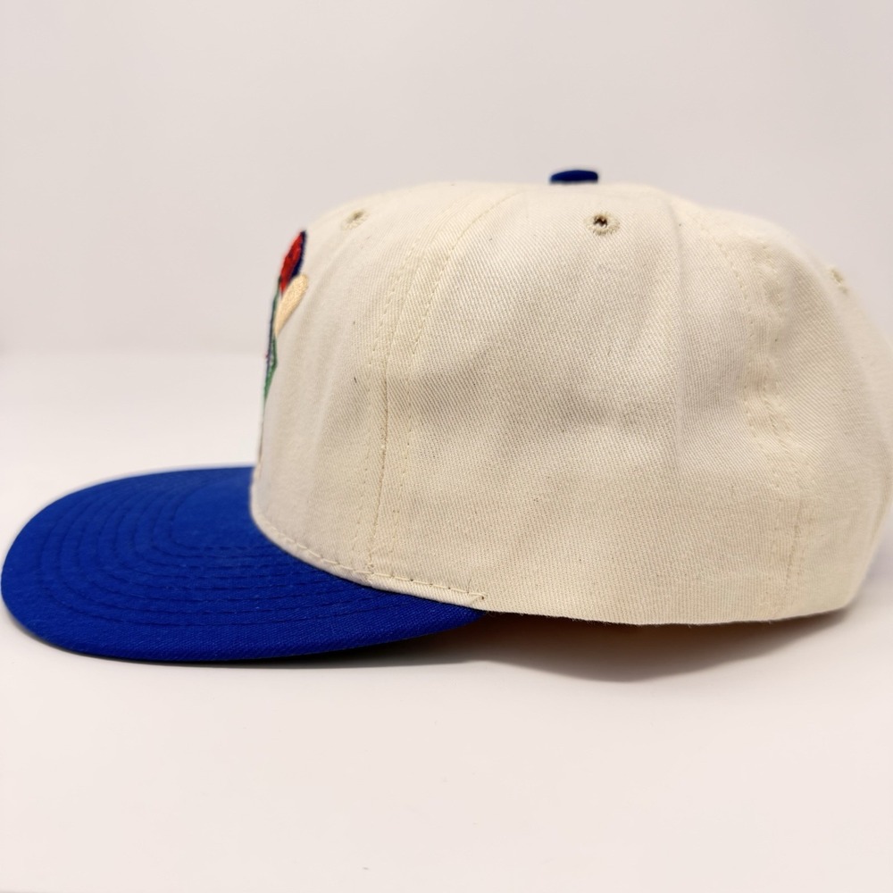Vintage 1991 Chicago Cubs Snapback Hat The Game Cream Blue NWT Limited‎ - Picture 9 of 16